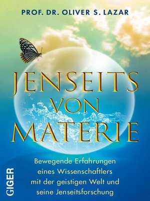cover image of Jenseits von Materie